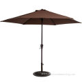 Adjustable patio sunshade umbrella